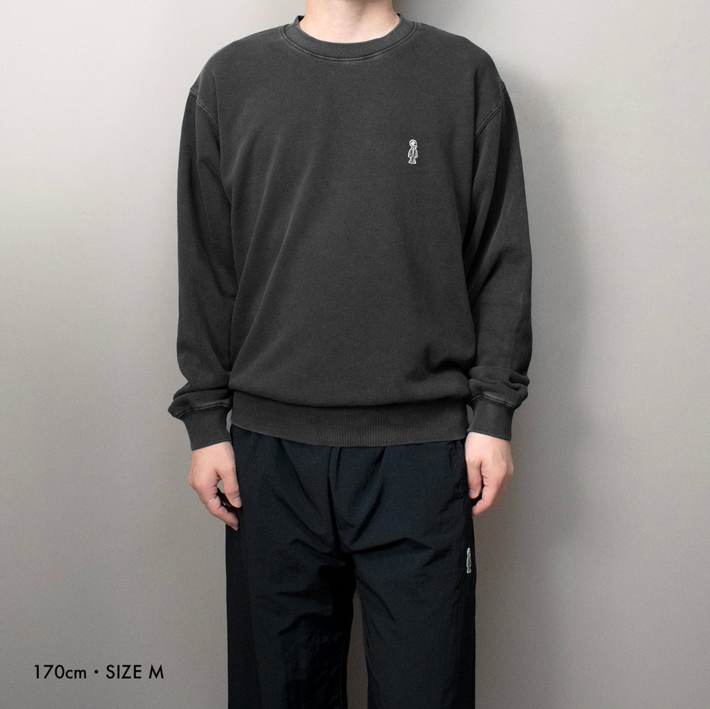 クラシックフェード スウェットシャツ #BLACK