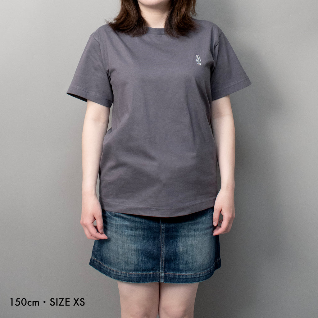 Fine Cotton Outer T-Shirt #GREIGE