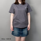 Fine Cotton Outer T-Shirt #BLACK
