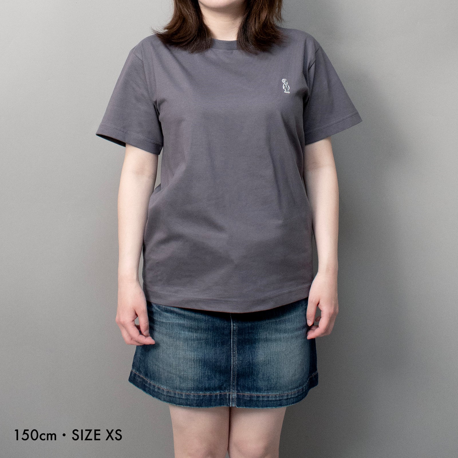 Fine Cotton Outer T-Shirt #BLACK