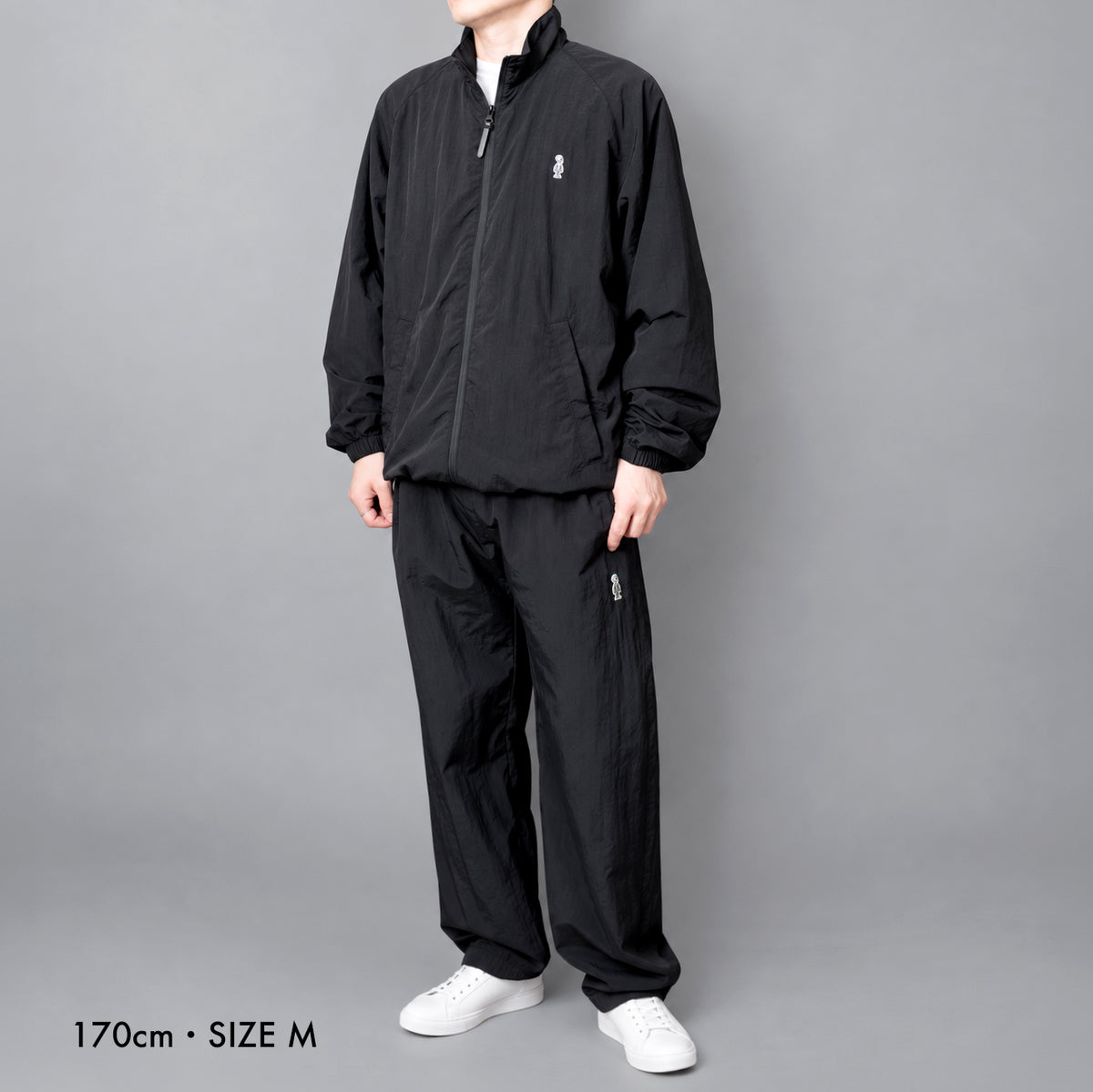 COMFORT NYLON PANTS #BLACK